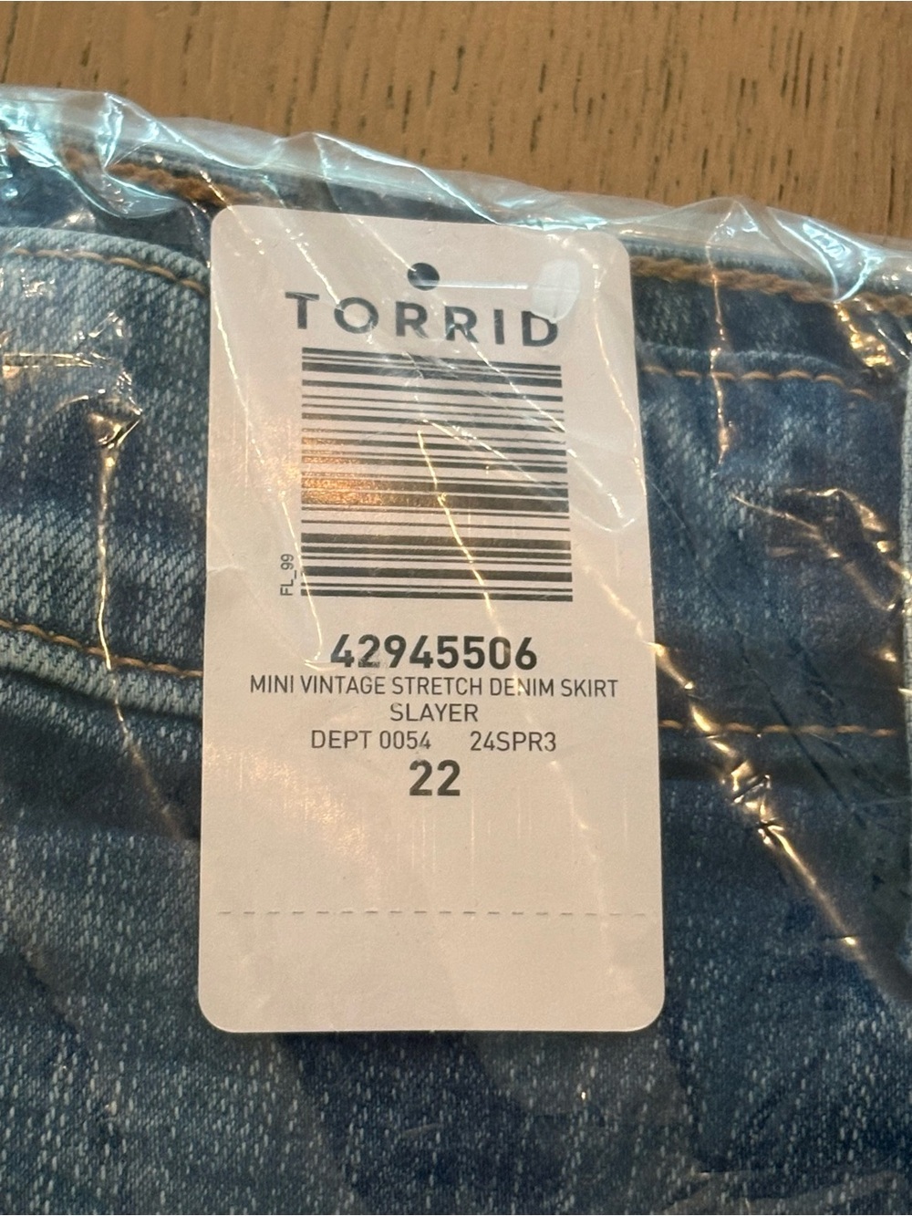 Torrid Blue Denim Midi Skirt - Picture 5 of 6